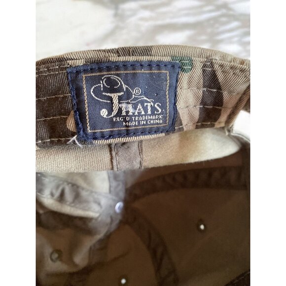 Camo Distressed New Mexico Embroidered Adjustable Baseball Cap Bear Design - Picture 5 of 6